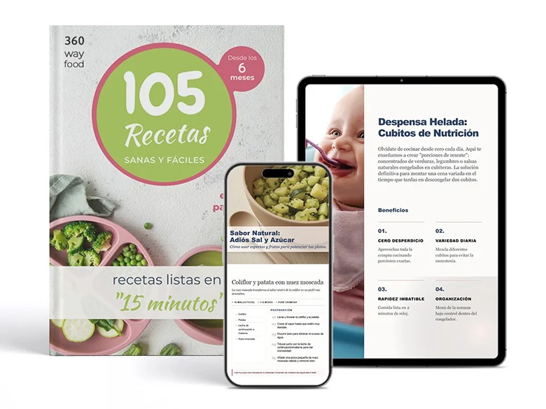 105 Recetas sanas y fáciles para tu bebé